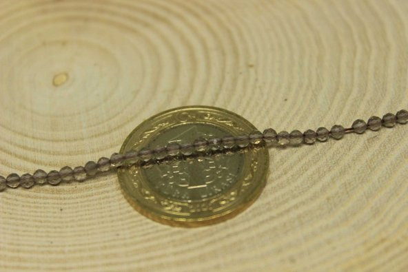 Dumanlı Kuvars Taşı Dizi 2mm - Resim 3