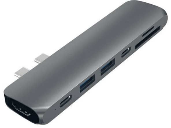 Daytona 7 In 2 Type C To 4K HDMI Tv Ultra Hd 2type-C+2usb+Sd-Tf Card Reader Adaptör