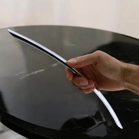 Malin Mobilya Mutfak Dolap Dolabı Kapak Çekmece Kulpu Kulpları Kulbu Krom Metal (320 MM-32.0 CM) - 6