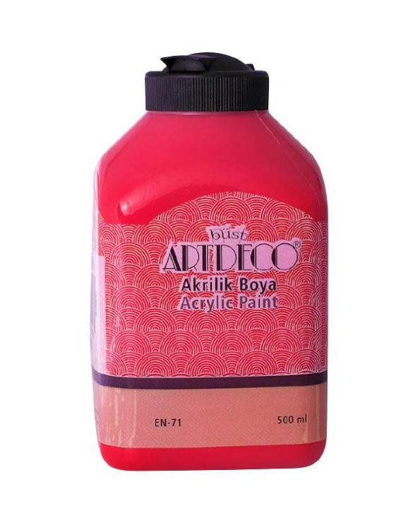 Artdeco Akrilik Boya 500 ml Kırmızı