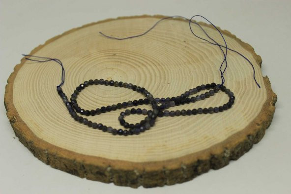 Su Safiri (İyolit) Taşı Dizi 3mm - Resim 3