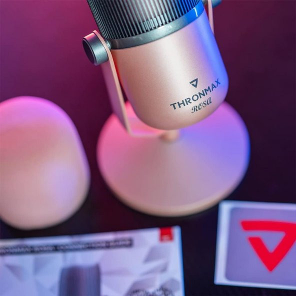 Thronmax MDrill Rosa Pembe 96 kHz 24 bit Profesyonel Yayıncı Mikrofonu 34989 - 3
