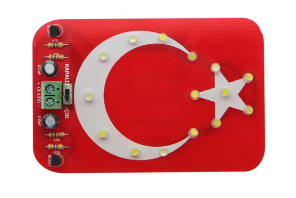 Temel Elektronik Kartı Flip Flop - Demonte Montajsız - 6