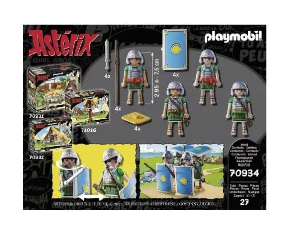 Playmobil 70934 Asterix Roman Troop - Resim 3