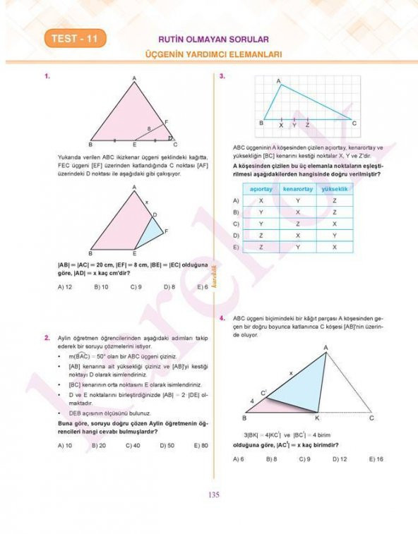 TYT Geometri Soru Bankası Karekök Yayınları - 4