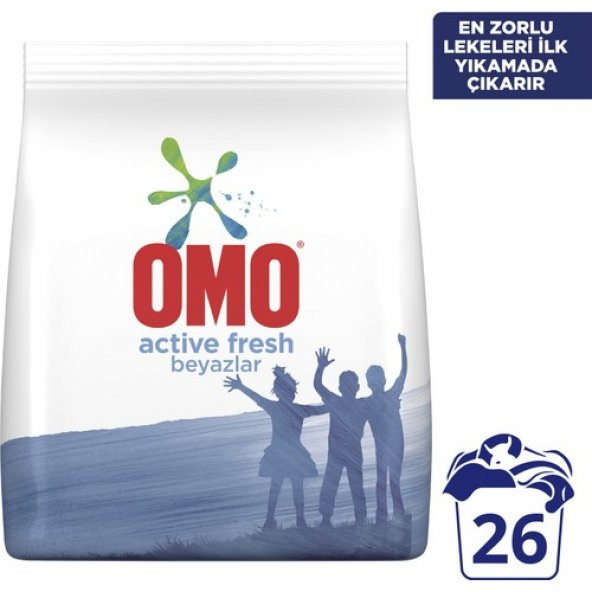 OMOMATIK ACTIVE FRESH BEYAZLAR4KG [4000] GR