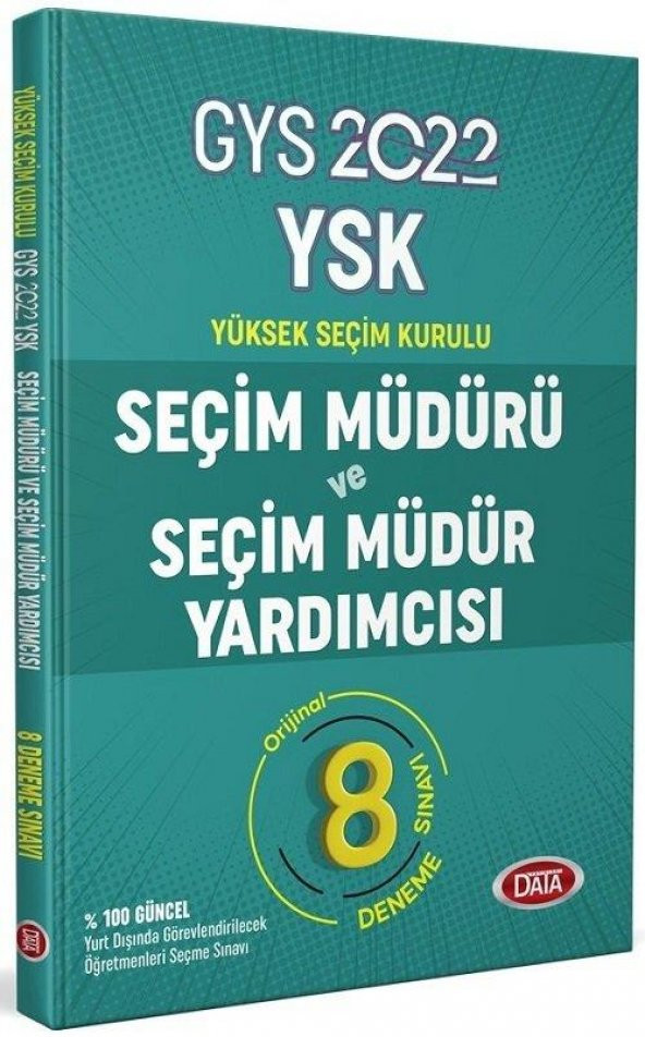 GYS YSK Seçim Müdürü ve Seçim Müdür Yardımcısı 8 Deneme Data Yayınları - 1