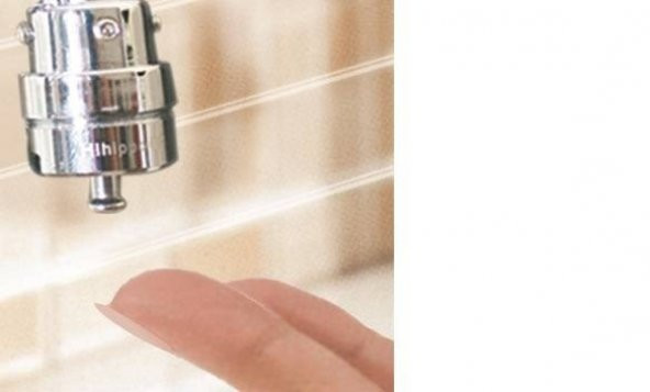 UNIVERSAL Çeşme Tip Tek Tuş Dokunmatik Musluk Perlatörü - 2 Litre/Dakika Akışlı - 5