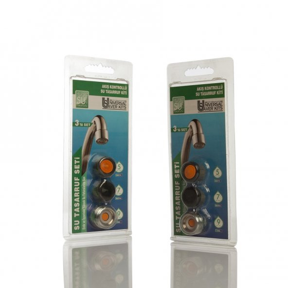 UNIVERSAL 3-Lü Su Tasarruf Seti (Tüm Musluk Bataryalarda) - 3