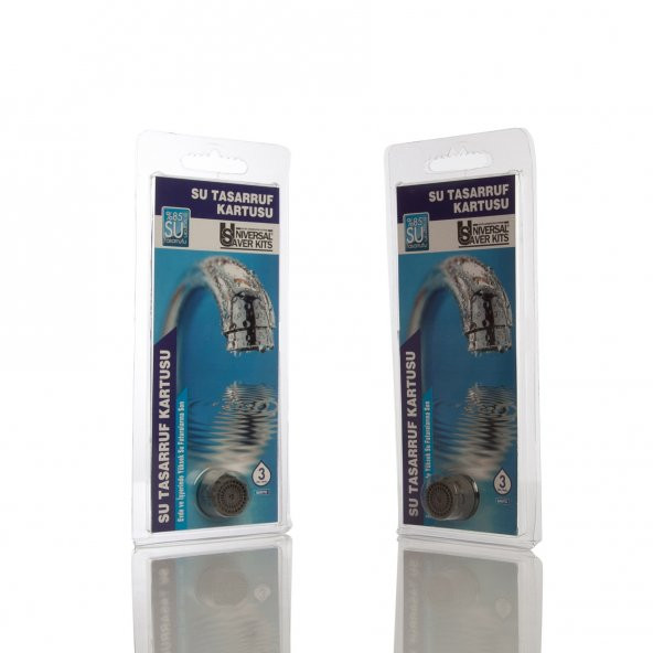 UNIVERSAL Su Tasarruf Kartuşu - 3 Litre/Dakika Akışlı (Tüm Musluklara Uyumlu) - 4