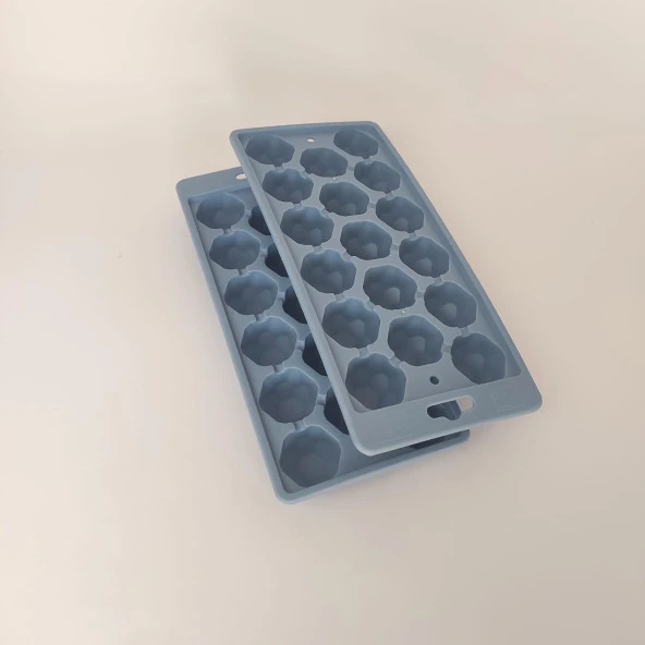 2 Adet 17 Bölmeli Kristal Su Sızdırmaz Buzluk Kokusuz Buz Kalıbı Buzluk 2'li Buzluk - 3