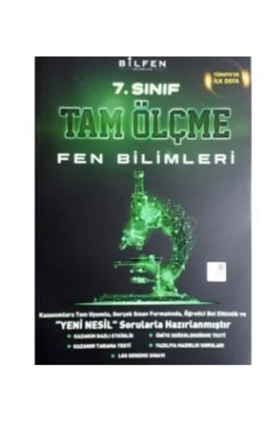 Bilfen Yayınları 7. Sınıf Fen Bilimleri Tam Ölçme Kitabı Yeni