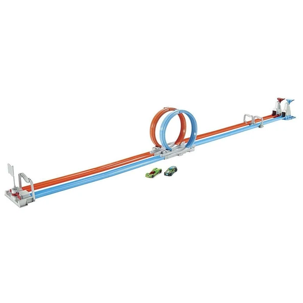 GFH85 Hot Wheels Çift Çemberde Depar Pist Seti - 2