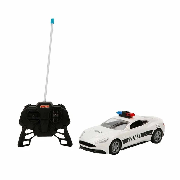20357 Uzaktan Kumandalı Suncon Işıklı Polis Arabası 21 cm - 6