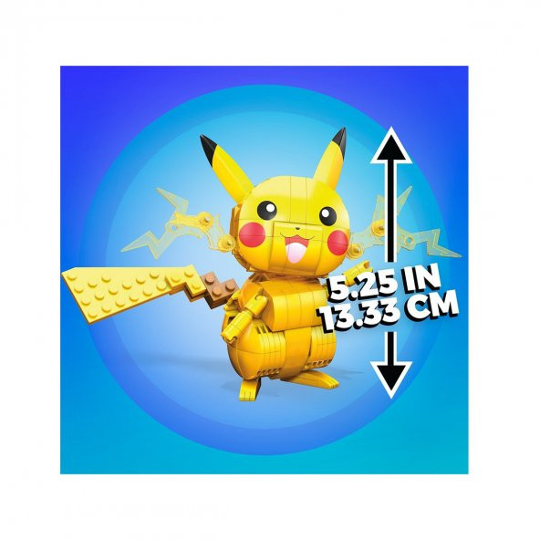 GMD31 MEGA Pokemon - Pikachu, 211 parça +7 yaş - 3