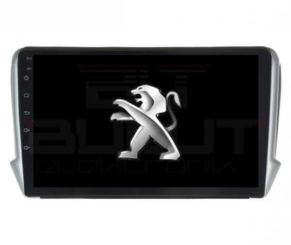 Peugeot 208 Android Multimedya Sistemi 10 İnç (2013-2020) 2 GB Ram 16 GB Hafıza 8 Çekirdek İphone CarPlay Android Auto 11 Navigatör
