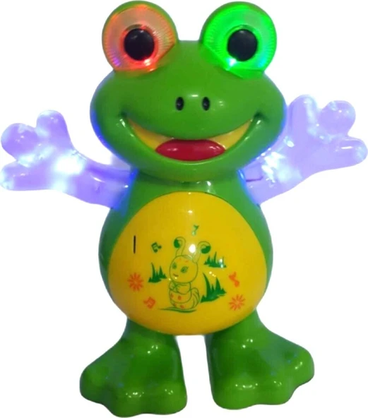 20 cm Işıklı ve Müzikli Dansçı Kurbağa 3155 - 2