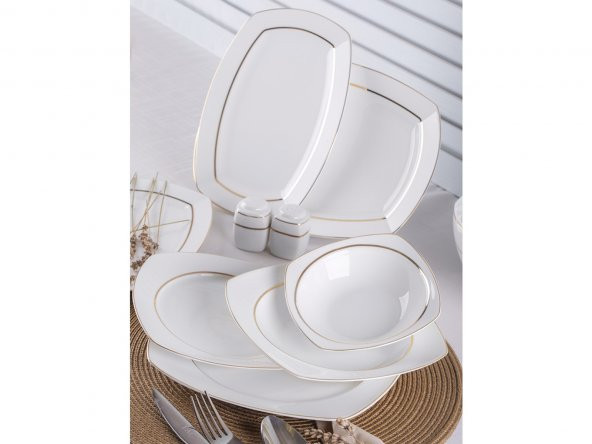 Taç Astoria Petunia 55 Parça Porselen Yemek Takımı - 7