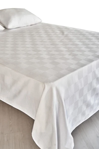 Nevresim Dünyası Çift Kişilik Pamuk Tek Pike 200x260 - 2