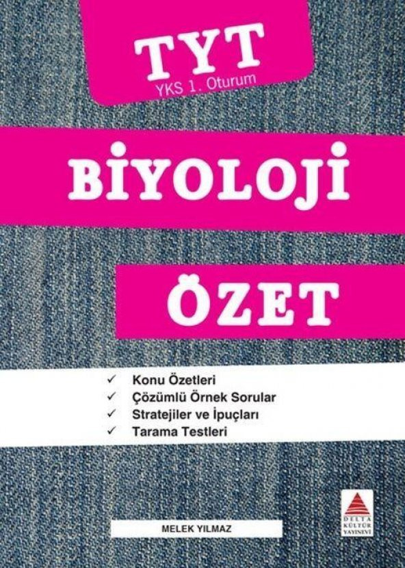TYT Biyoloji Özet Delta Kültür Yayınları
