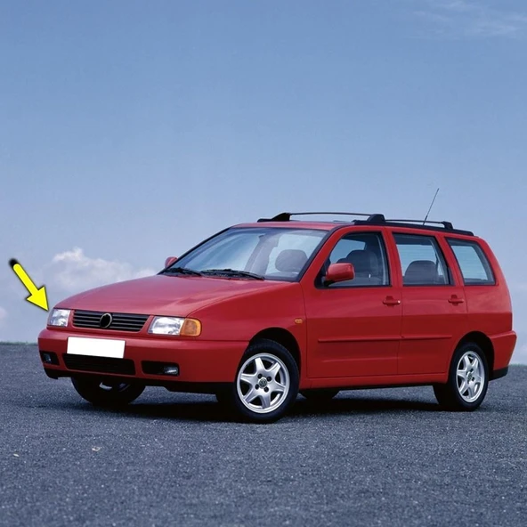 VW Polo Classic Variant 1996-2003 Sağ Ön Sinyal Lambası Sarı 6K5953050B