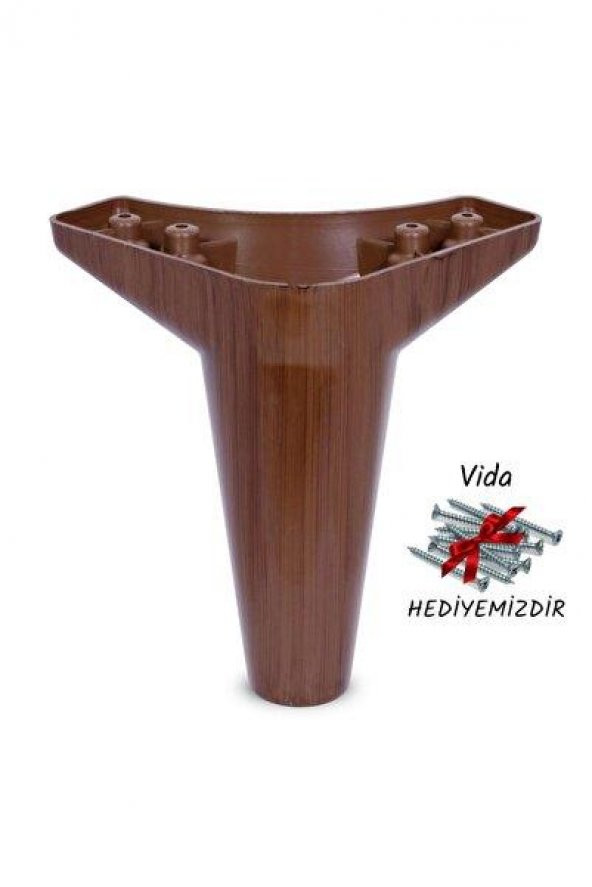 12 Cm Villa Mobilya Ayağı Plastik