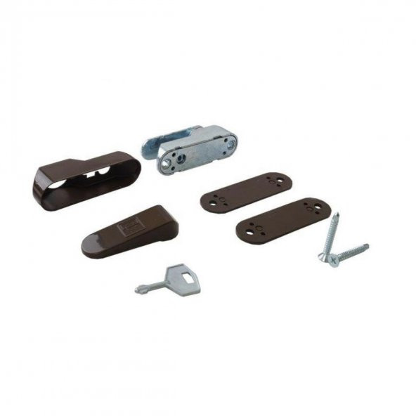 Penkid Pvc Çocuk Emniyet Kilidi Düğmeli Anahtarlı Koyu Kahverengi - 7