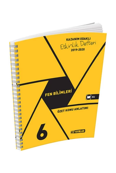 Hız Yayınları 6. Sınıf Fen Bilimleri Etkinlik Defteri
