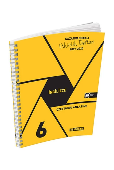 Hız Yayınları 6. Sınıf İngilizce Etkinlik Defteri
