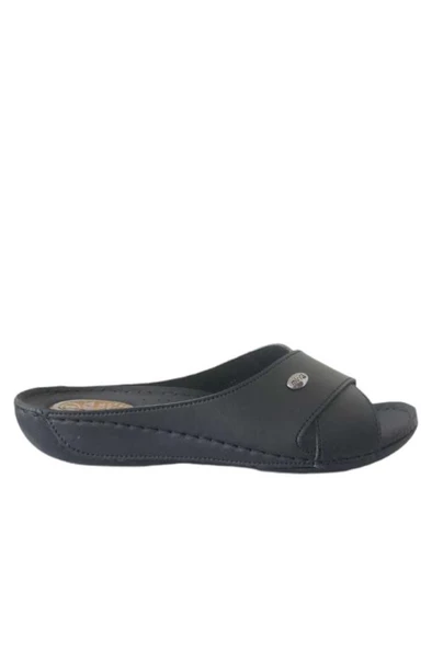 Muya Yara 32251-430 Topuk Jelli Anatomik Taban Kadın Terlik Siyah 36-42 - 2
