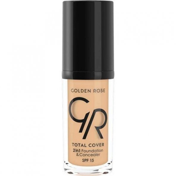 Golden Rose Total Cover 2 In1 Fondeten Concealer No.21