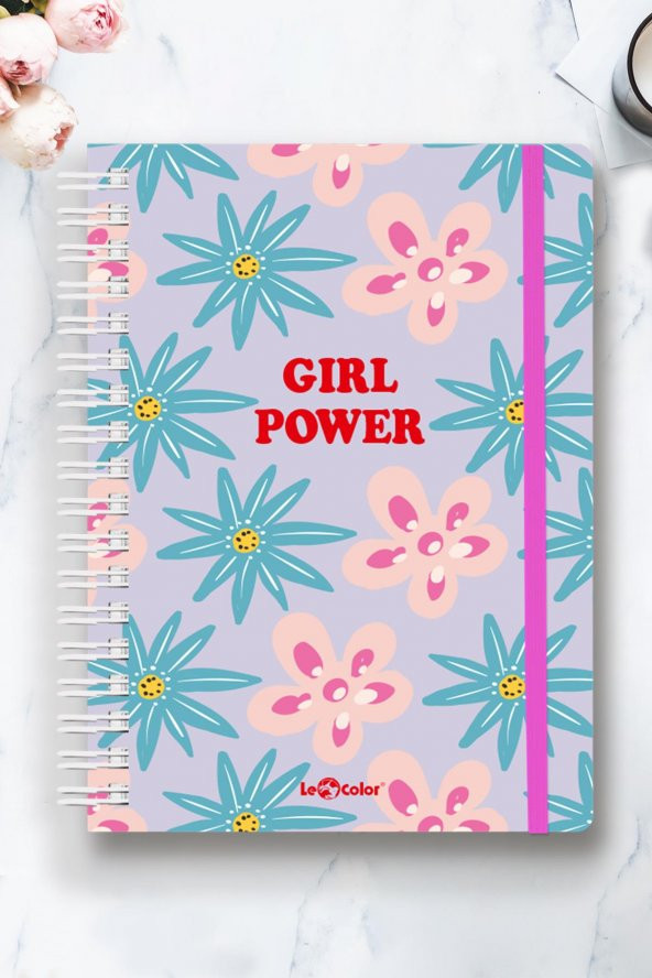 2li Tarihsiz Defter Seti A5 Girl Power & Gülümse - 2