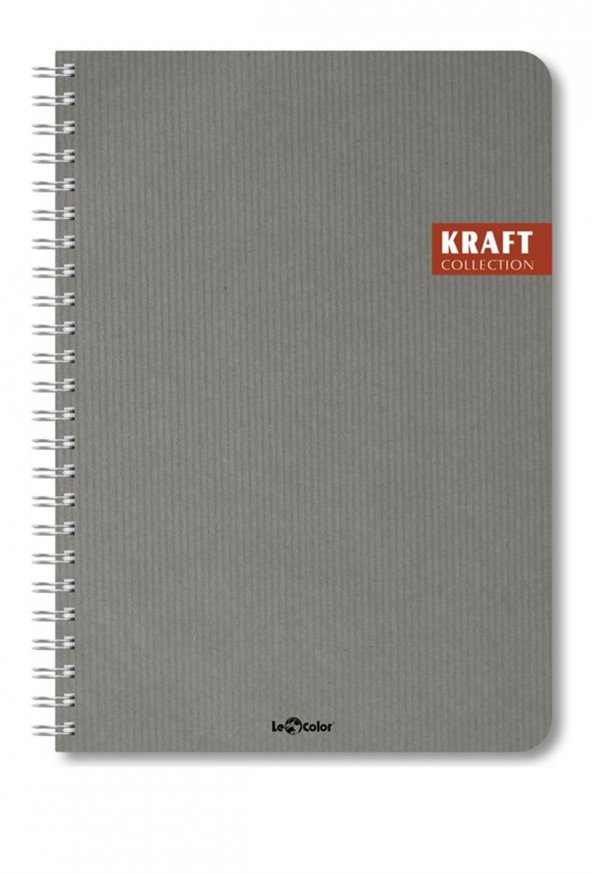 4lü Defter Seti 17x24 Sert Kapak Spiralli Kareli - 2