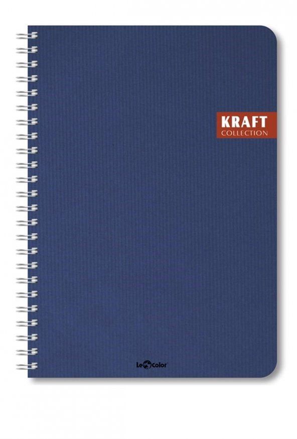 4lü Defter Seti 17x24 Sert Kapak Spiralli Kareli - 4