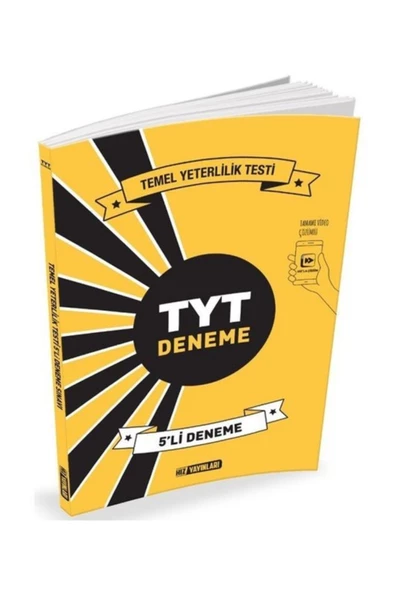 Hız Yayınları TYT 5 li Deneme