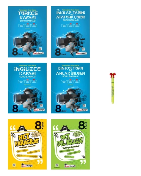 LGS 8.Sınıf Sözel Soru Bankası Full Set (6 kitap)