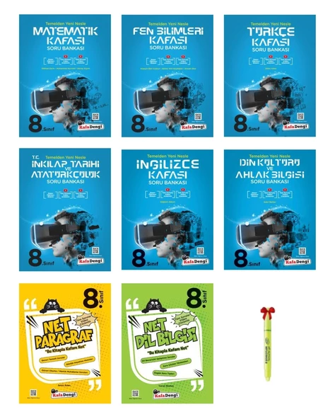 LGS 8.Sınıf Soru Bankası Full Set ( 8 kitap )