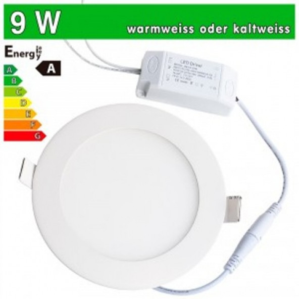 9w sıvaaltı panel led spot armatür
