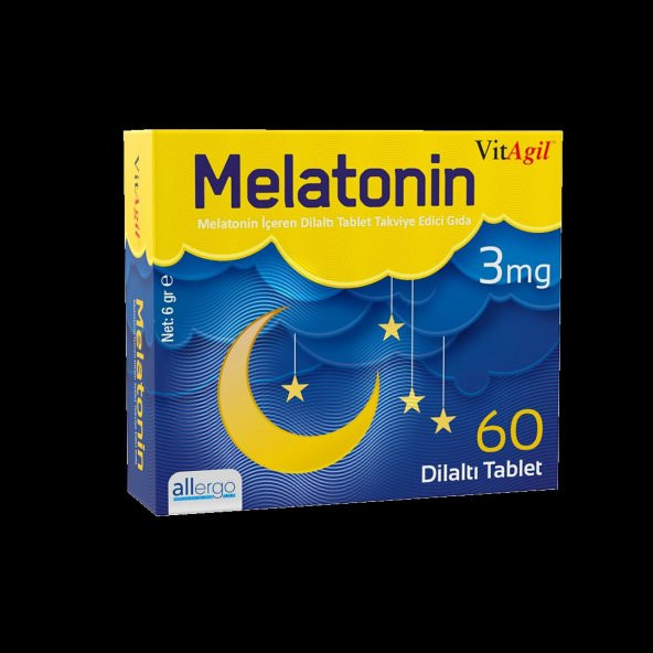 Vitagil Melatonin 60 Dilaltı Tablet