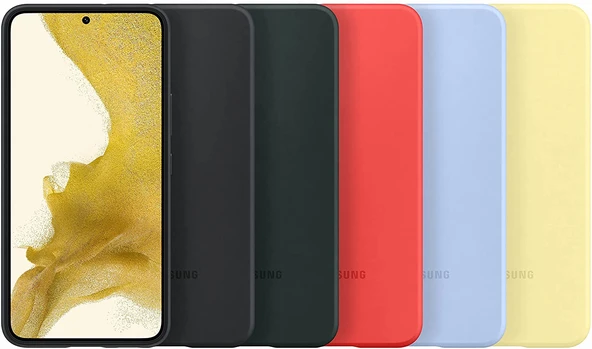 Samsung Galaxy S22 Silikon Kılıf, Kırmızı Silicone Cover EF-PS901 - 12