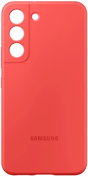Samsung Galaxy S22 Silikon Kılıf, Kırmızı Silicone Cover EF-PS901 - 4