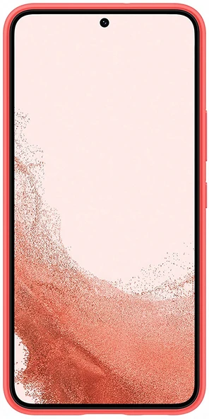Samsung Galaxy S22 Silikon Kılıf, Kırmızı Silicone Cover EF-PS901 - 2