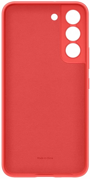 Samsung Galaxy S22 Silikon Kılıf, Kırmızı Silicone Cover EF-PS901 - Resim 17