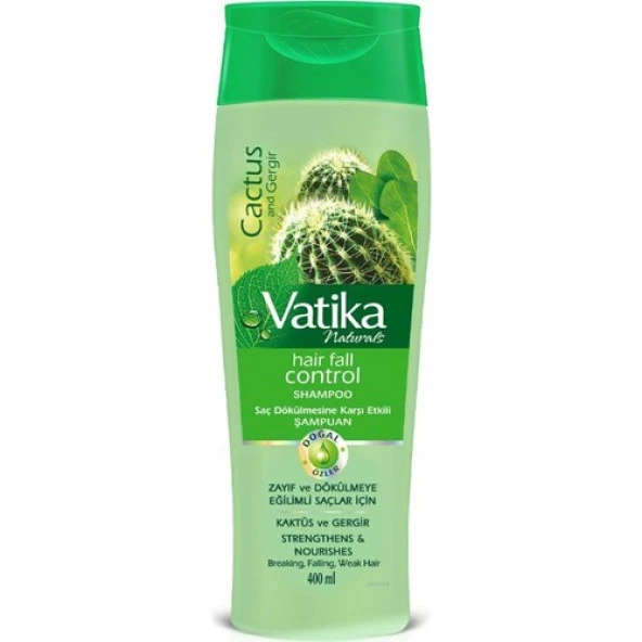Vatika Naturals Şampuan Kaktüs Otu Özlü Dökülen Saçlar Için 400 ml
