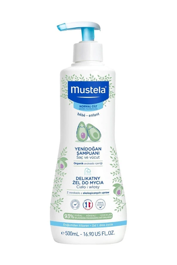 Mustela Yenidoğan Şampuanı 500 ml