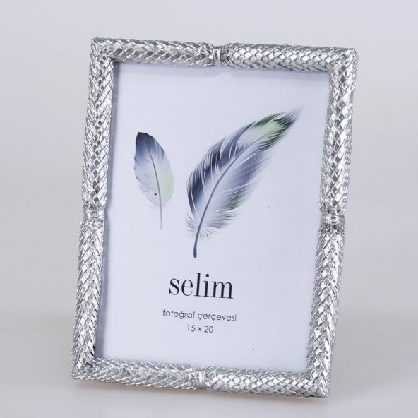 Selim Dekor 15x20 Zena Çerçeve Gümüş