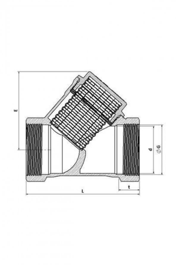 Pislik Tutucu Flitre 1" - 2