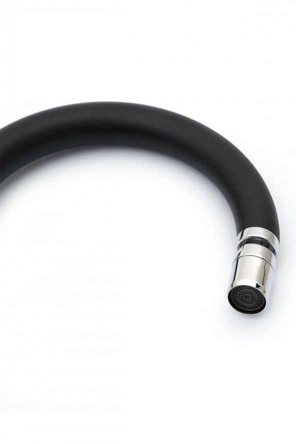 Siyah Pirinç 360° Oynar Başlıklı Mutfak Evye Bataryası - 2