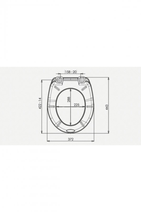 Kolay Kurulum Beyaz Klozet Kapağı - 2