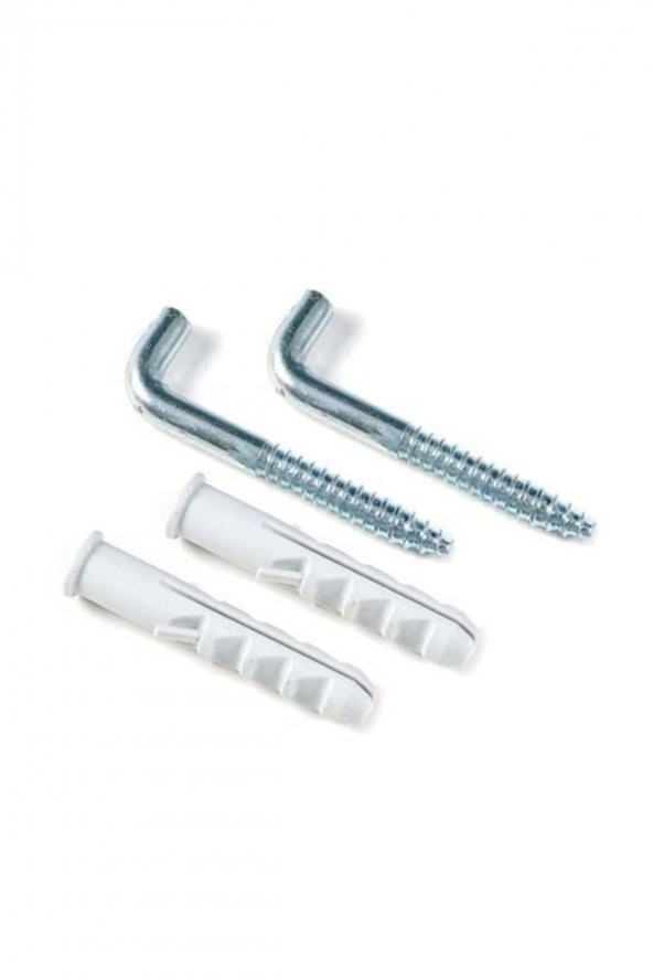 Şofben Termosifon Montaj Askı Kancası Vidası 2li Set